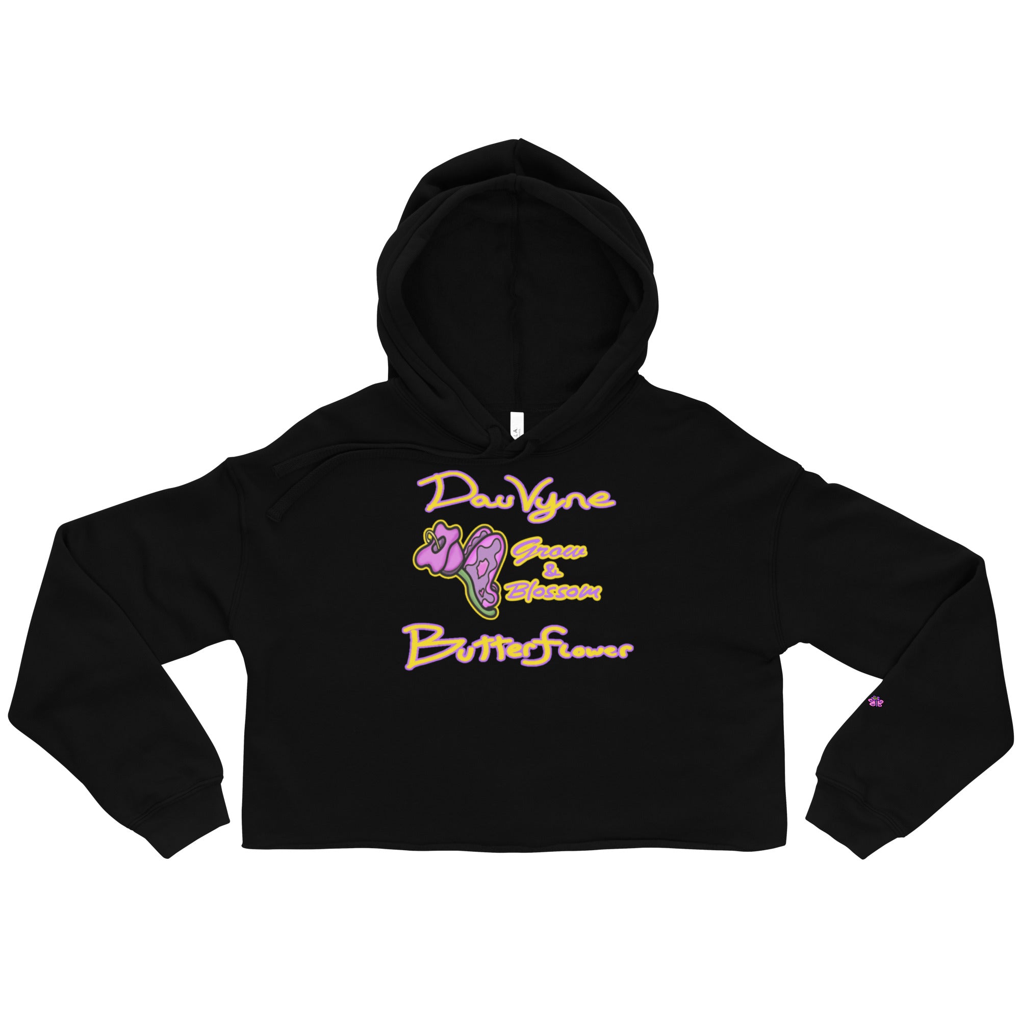 Butterflower Crop Hoodie