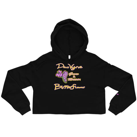 Butterflower Crop Hoodie