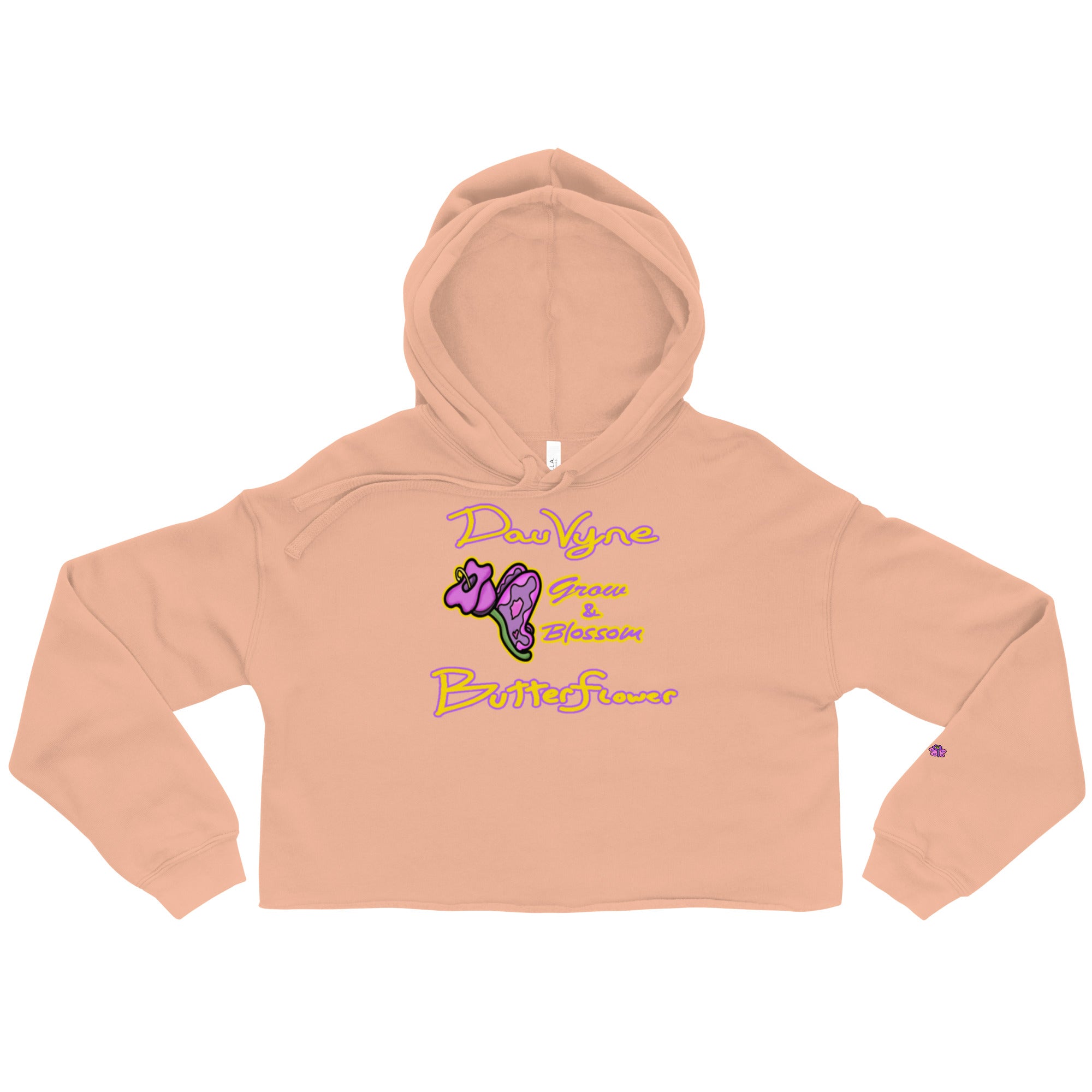 Butterflower Crop Hoodie